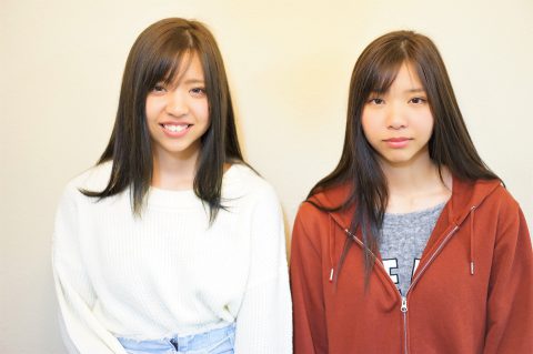 抜け感ヘアアレンジで双子同時に変身！？