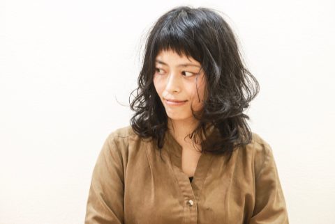 ギザギザ  ショートバングガール*