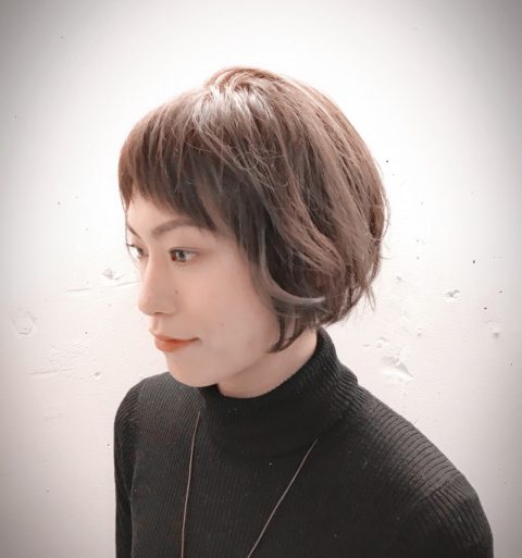 ショートでも女性らしさを AFTER