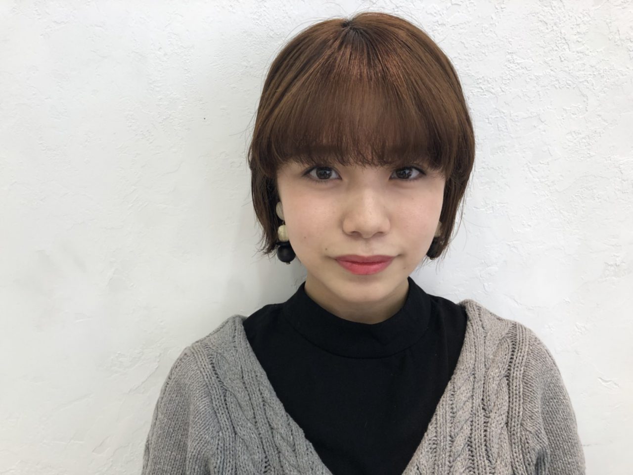 変身！抜け感、ナチュラルショート BEFORE