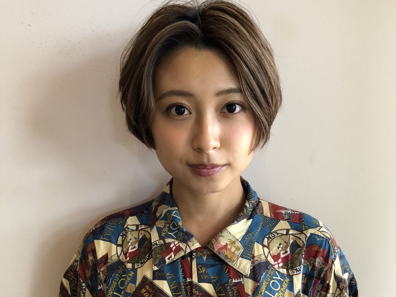 SHORT BOB ラベンダーアッシュ BEFORE