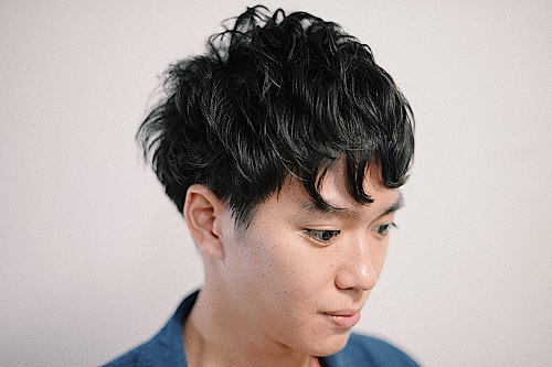 メンズパーマスタイル スタイル写真