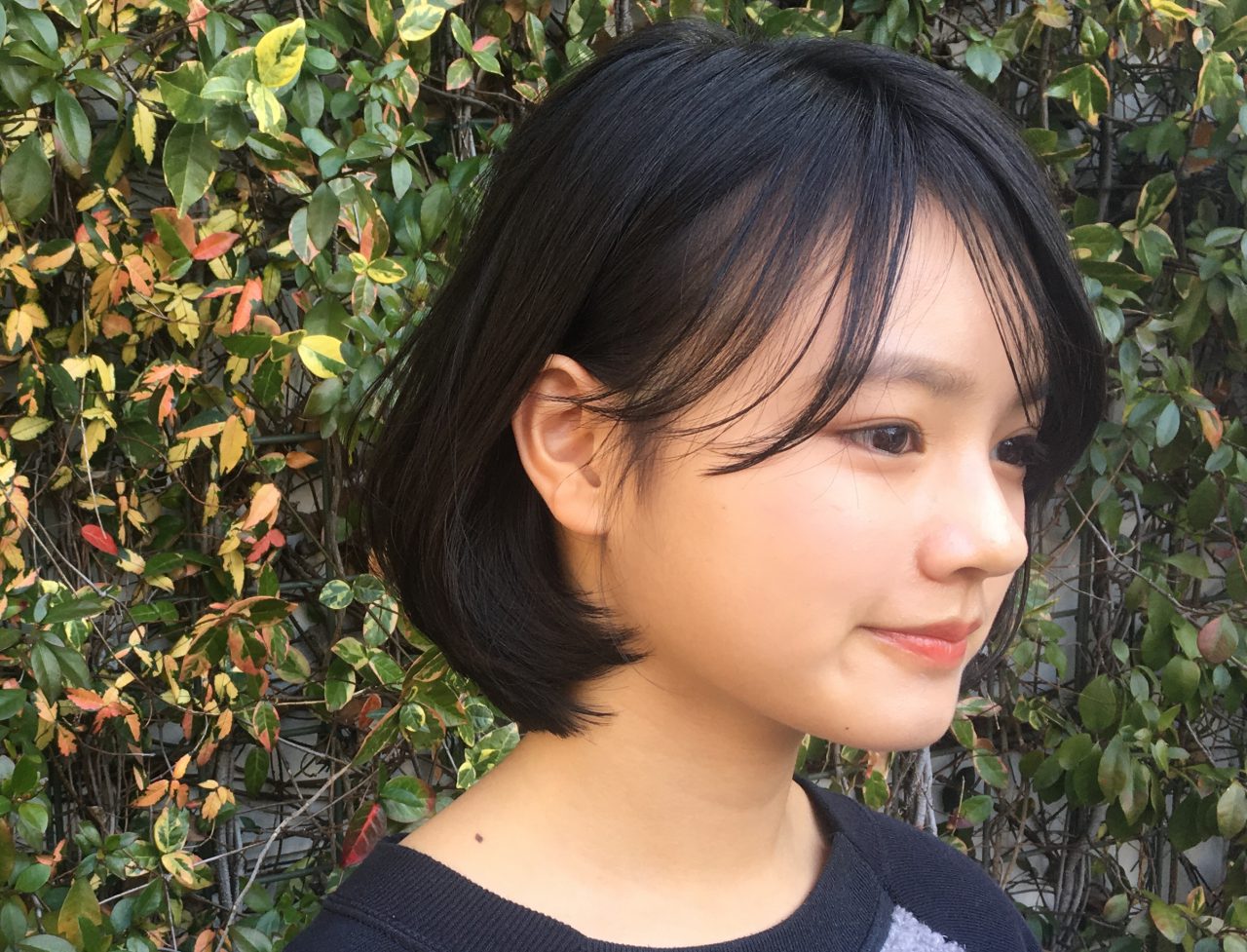 切りっぱなしボブからの柔らかボブ AFTER