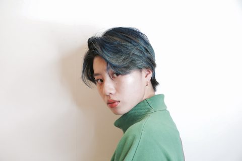 クールなブルーアッシュ AFTER