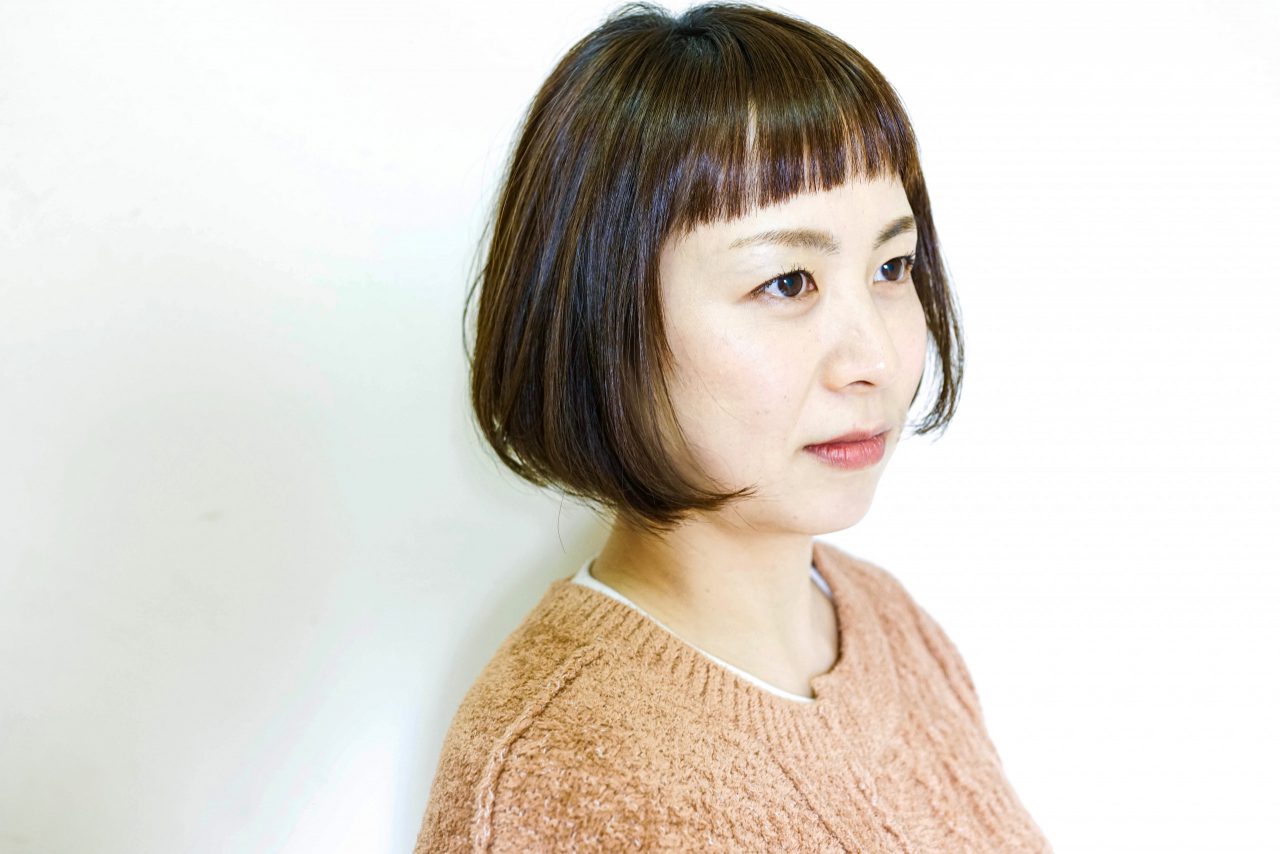 変身！　ギリギリボブと極細クリーミーハイライト スタイル写真