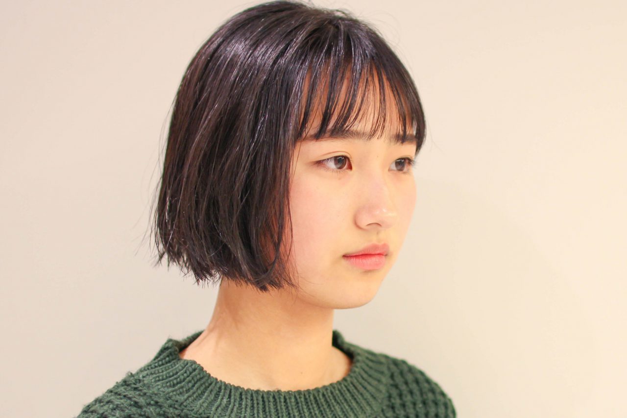 オシャレミニボブ スタイル写真