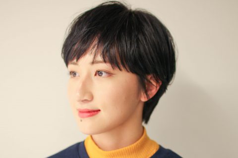 黒髪ジェンダーレスショート AFTER
