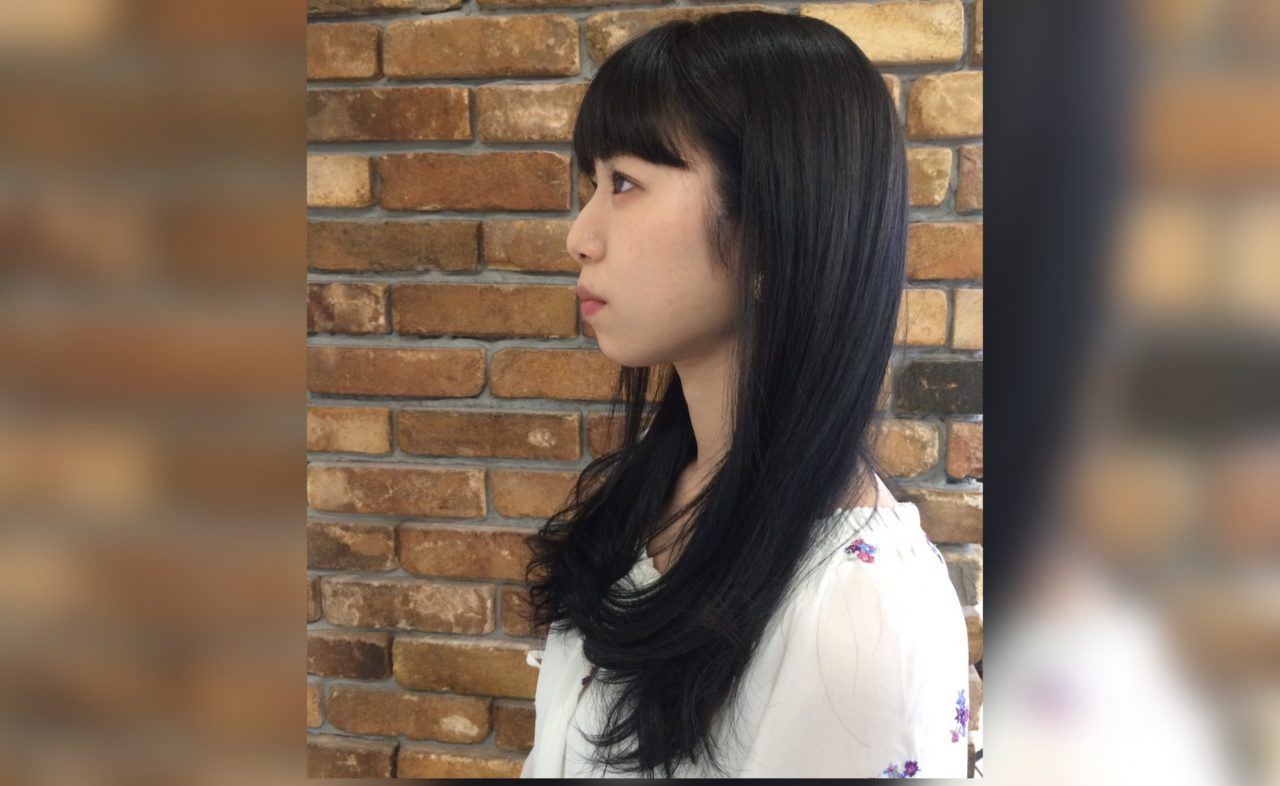 ダークブルージュで艶髪 AFTER