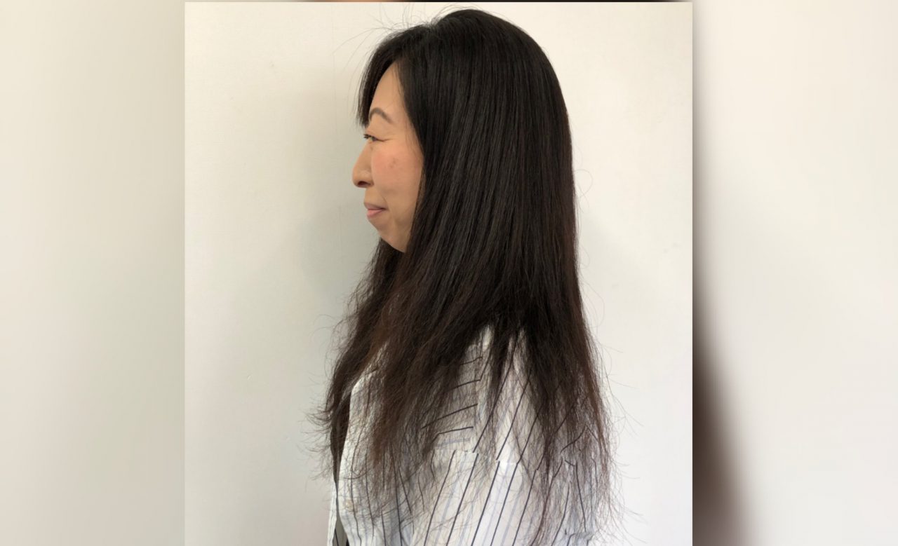 髪質改善ストレート BEFORE