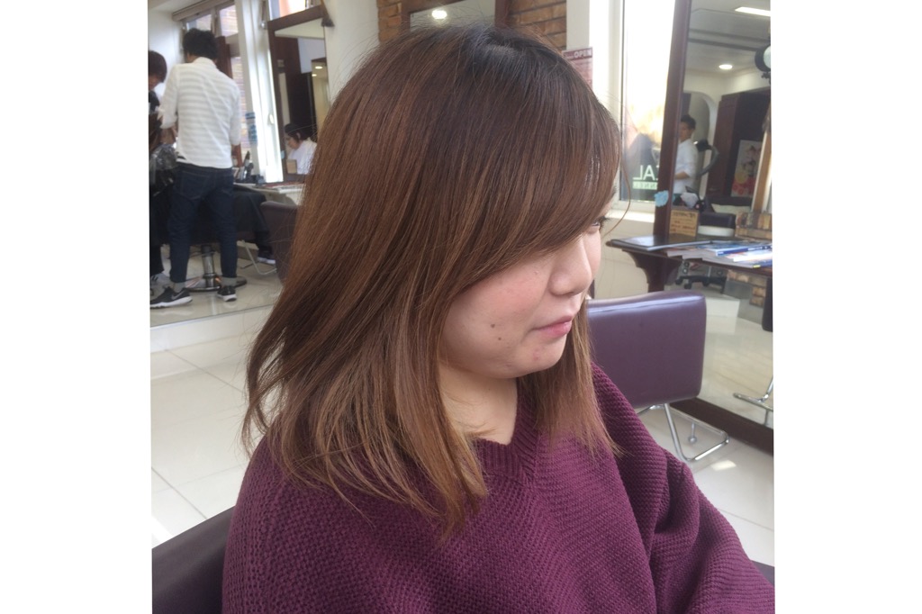 ショコラブラウンアッシュ BEFORE