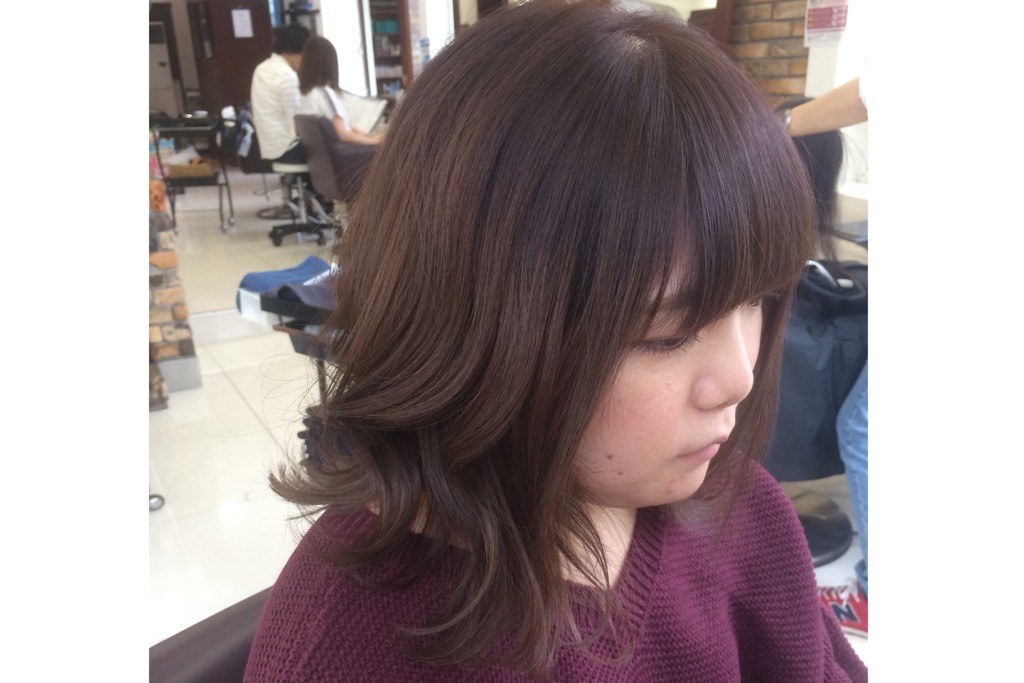 ショコラブラウンアッシュ AFTER