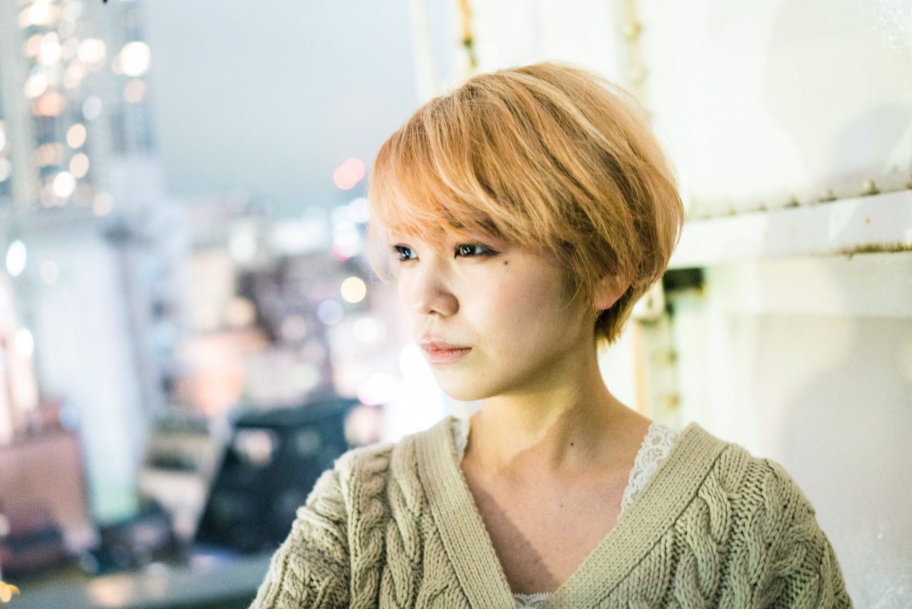 変身！ブロンドショート AFTER